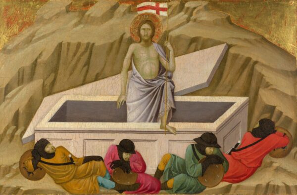 Ugolino di Nerio (1280-1330): Verrijzenis van Christus.