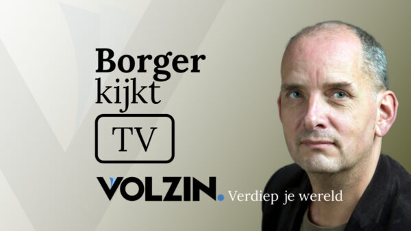 Borger kijkt TV